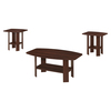 Monarch Specialties Dining Table - 36"X 48" X 60" /  Espresso With A Leaf I 7923P